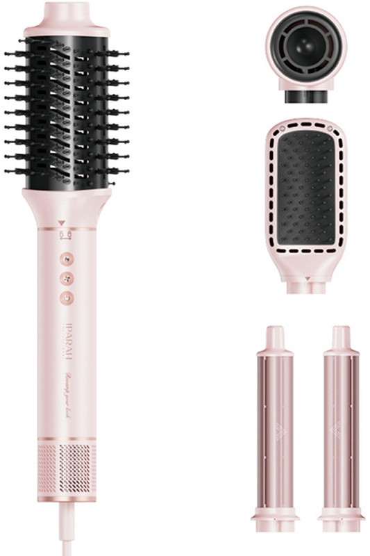Фен-стайлер для волос 5 в 1 (5 насадок) Pink P-505P IPARAH на beauty-prof.com Фото 2 Фен-стайлер для волос 5 в 1 (5 насадок) Pink P-505P IPARAH Фото 2