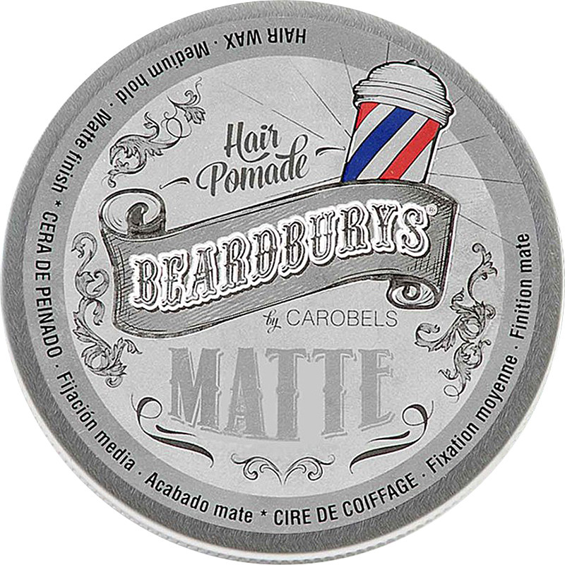 Помада MATTE для волосся з матовим ефектом BEARDBURYS, 30 мл 