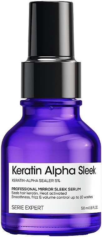 Сироватка для гладкості та контролю пухнастості волосся Keratin Alpha Sleek L'Oréal Professionnel Paris, 50 мл