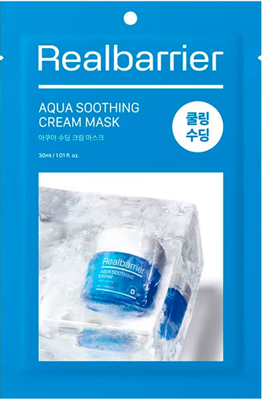 Маска тканинна заспокійлива Aqua Soothing Cream Mask Real Barrier, 30 мл