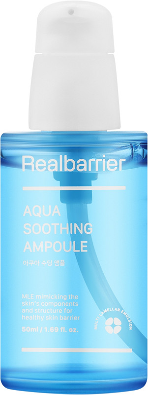 Сироватка для обличчя заспокійлива Aqua Soothing Ampoule Real Barrier, 50 мл