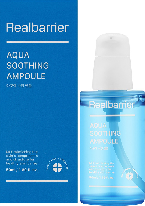 Сироватка для обличчя заспокійлива Aqua Soothing Ampoule Real Barrier, 50 мл  Фото 2 