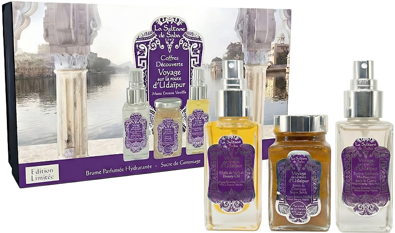 Набор для тела Voyage sur la route Udaïpur La Sultane De Saba Body (50 мл/100 мл/50 мл) на beauty-prof.com Фото 2 Набор для тела Voyage sur la route Udaïpur La Sultane De Saba Body (50 мл/100 мл/50 мл) Фото 2