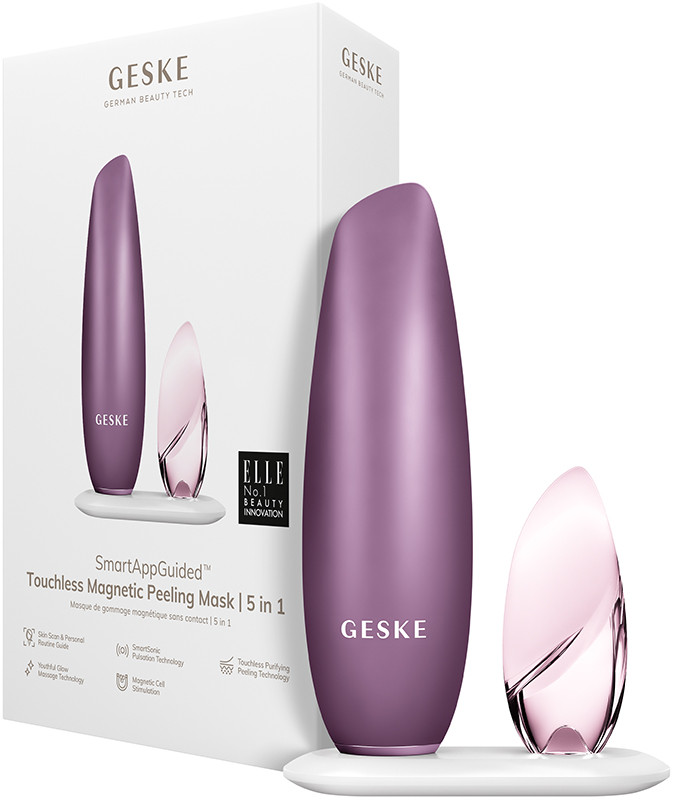 Бесконтактная магнитная пилинг маска GESKE Touchless Magnetic Peeling Mask 5 в 1 фиолетовый 