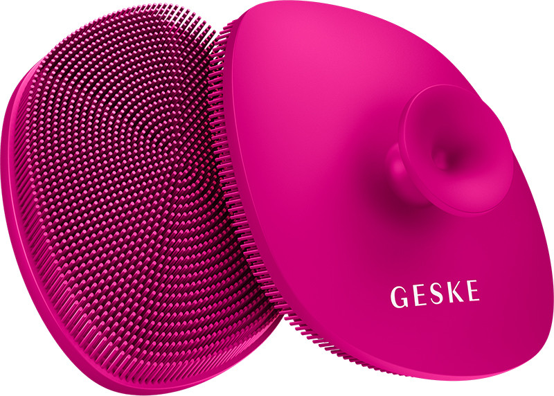 Щітка для обличчя GESKE Facial Brush 4 в 1 бузковий з тримачем на beauty-prof.com Фото 3 Щітка для обличчя GESKE Facial Brush 4 в 1 бузковий з тримачем Фото 3