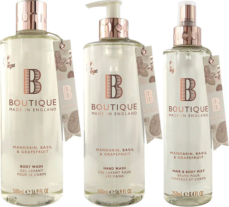 Набор для тела Mandarin, Basil & Grapefruit Boutique 