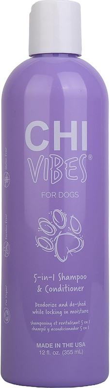 Шампунь-кондиціонер 5 в 1 для собак Vibes For Dogs 5 in 1 Shampoo and Conditioner CHI, 355 мл