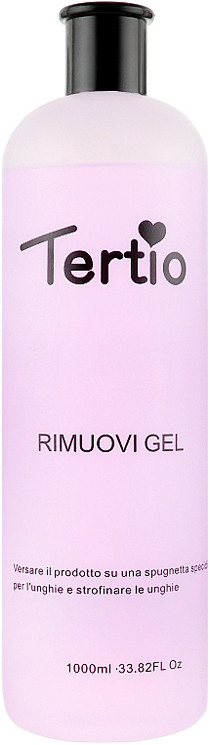Рідина для видалення гель-лаку Rimuovi Gel Pink Tertio, 1000 мл