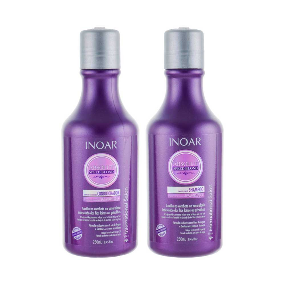 Набір Ідеальний блонд Kit Duo Speed Blond Inoar, 2х250 мл на beauty-prof.com Фото 2 Набір Ідеальний блонд Kit Duo Speed Blond Inoar, 2х250 мл Фото 2