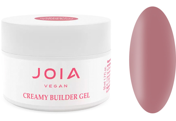 Моделюючий гель Creamy Builder Gel Amber Rose JOIA vegan, 50 мл