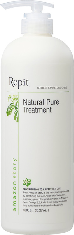 Засіб для волосся, що відновлює Natural Pure Treatment Amazon Story Repit, 1000 г