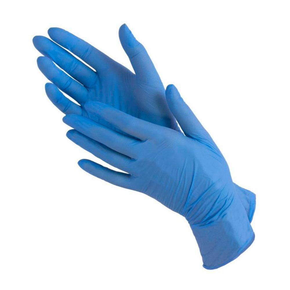 Рукавички нітрилові непудровані, сині S 100 шт / уп, 3,8гр Simple nitrile