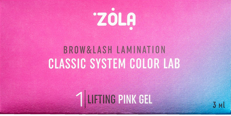 Набір для ламінування у саше 01 Lifting Pink Gel Color Lab ZOLA, 3х1 мл на beauty-prof.com Фото 2 Набір для ламінування у саше 01 Lifting Pink Gel Color Lab ZOLA, 3х1 мл Фото 2