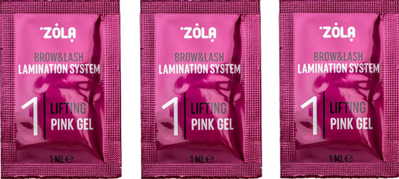 Набір для ламінування у саше 01 Lifting Pink Gel Color Lab ZOLA, 3х1 мл на beauty-prof.com Фото 3 Набір для ламінування у саше 01 Lifting Pink Gel Color Lab ZOLA, 3х1 мл Фото 3
