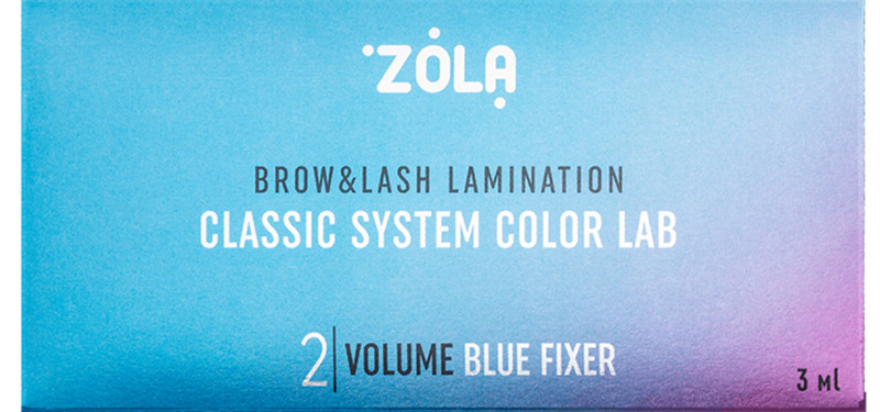 Набір для ламінування у саше 02 Volume Blue Fixer Color Lab ZOLA, 3х1 мл на beauty-prof.com Фото 2 Набір для ламінування у саше 02 Volume Blue Fixer Color Lab ZOLA, 3х1 мл Фото 2