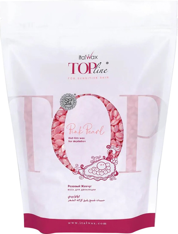 Віск у гранулах Рожева перлина TOP Formula ItalWax преміум-клас, 750 г