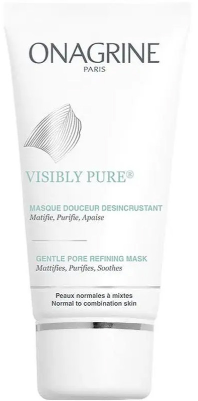 Маска очищуюча для звуження пор VISIBLY PURE Onagrine, 75 мл