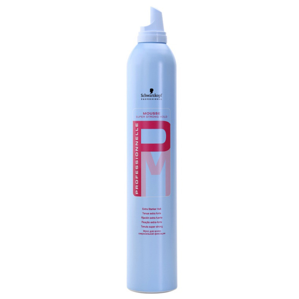 Мус для волосся надсильної фіксації Mousse Super Strong Hold Schwarzkopf, 500 мл