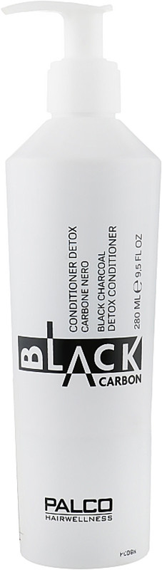 Кондиціонер для волосся, що очищає Detox Black carbon Palco, 280 мл