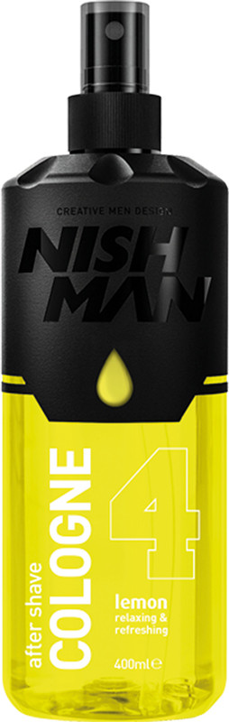 Одеколон після гоління Lemon 04 Nishman, 400 мл