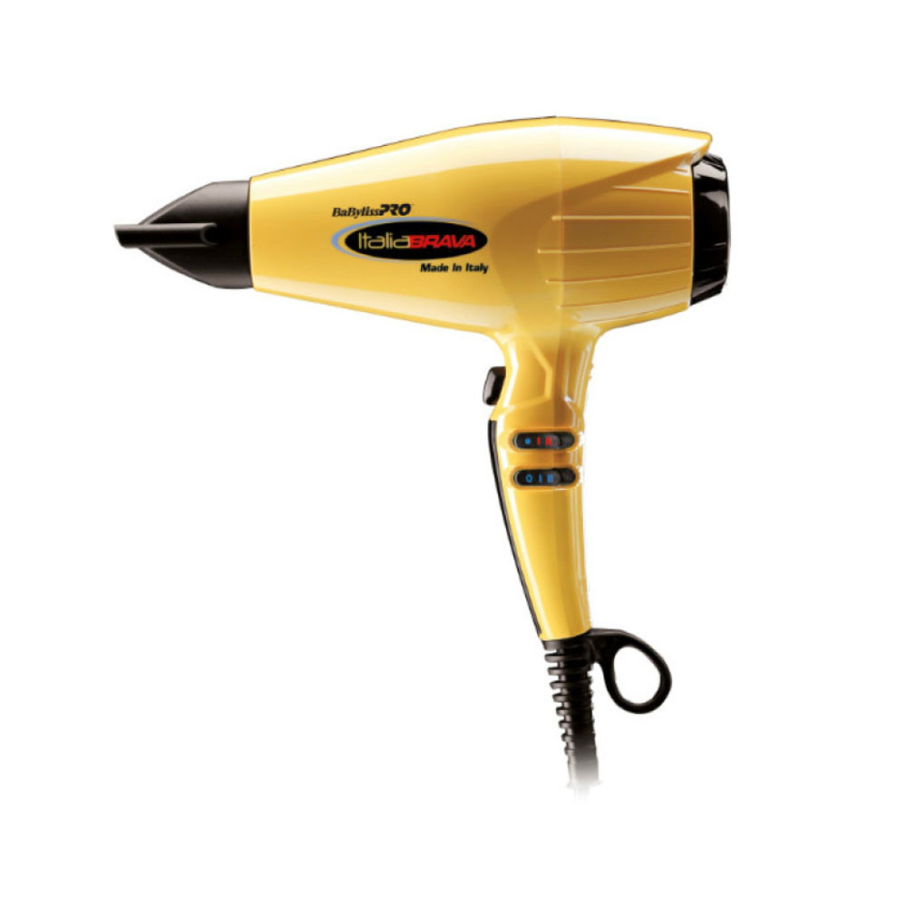 Набор в кейсе фен ITALIA BRAVA желтый + машинка для стрижки FERRARI X2 черная Babyliss на beauty-prof.com Набор в кейсе фен ITALIA BRAVA желтый + машинка для стрижки FERRARI X2 черная Babyliss