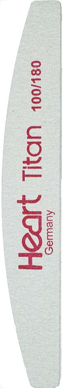 Пилка для нігтів Heart Titan Half, 100/180