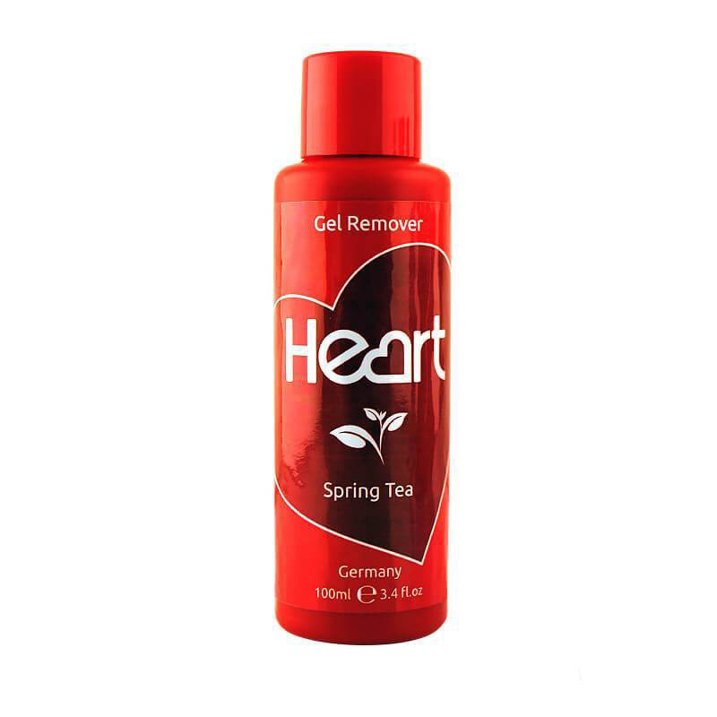 Рідина для зняття гель-лаку Gel Remover 100 мл.  (Весняний чай) HEART
 Рідина для зняття гель-лаку Heart Gel Remover - ідеальний препарат для легкого видалення будь-яких декоративних покриттів на основі гелю.  До складу додані необхідні вітаміни, дія яких
