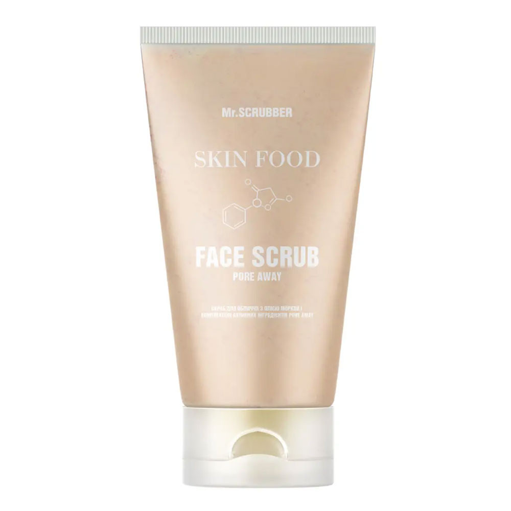 Скраб для обличчя з олією моркви Skin Food Pore Away Mr.SCRUBBER, 150 мл