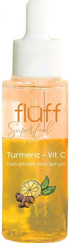 Бустер з куркумою та вітаміном С - Двофазна сироватка для обличчя 40 мл Fluff