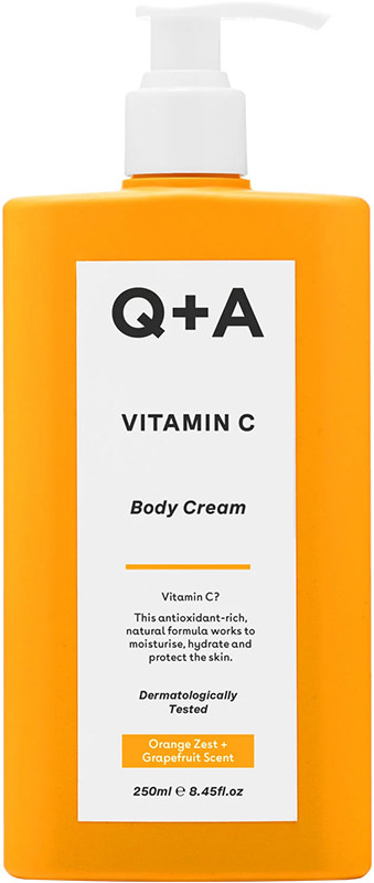 Крем для тіла з вітаміном С Vitamin C Body Cream Q+A, 250 мл