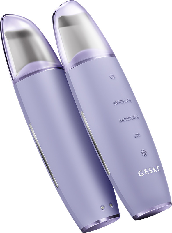 Мікрострумовий скрабер для шкіри та усунення чорних точок GESKE MicroCurrent Skin Scrubber & Blackhead Remover 9 в 1 фіолетовий на beauty-prof.com Фото 3 Мікрострумовий скрабер для шкіри та усунення чорних точок GESKE MicroCurrent Skin Scrubber & Blackhead Remover 9 в 1 фіолетовий Фото 3
