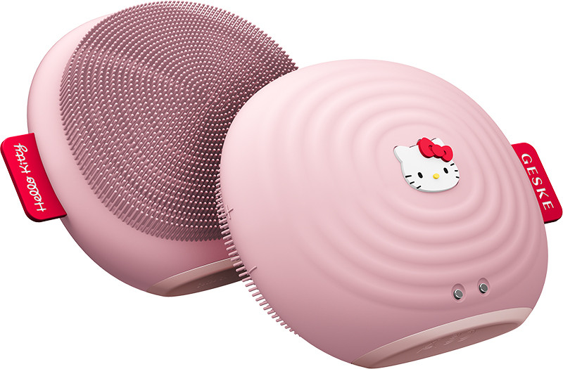 Електронна звукова щітка для обличчя GESKE Sonic Facial Brush 4 в 1 by Hello Kitty рожевий на beauty-prof.com Фото 3 Електронна звукова щітка для обличчя GESKE Sonic Facial Brush 4 в 1 by Hello Kitty рожевий Фото 3