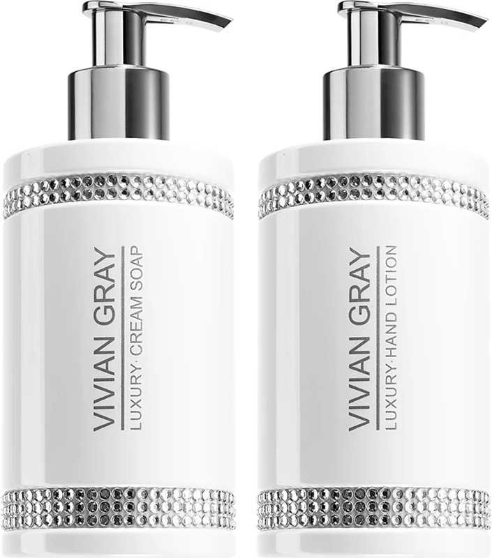 Набір Крем-мило та лосьйон для рук White Crystal Vivian Gray, 2х250 мл