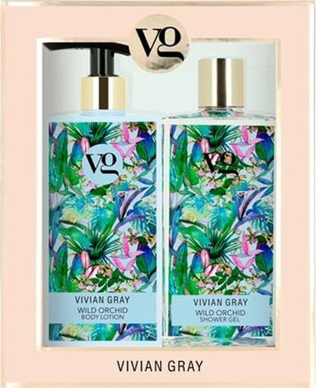 Набір Гель для душу і Лосьйон для тіла Wild Orchid Vivian Gray, 2х350 мл