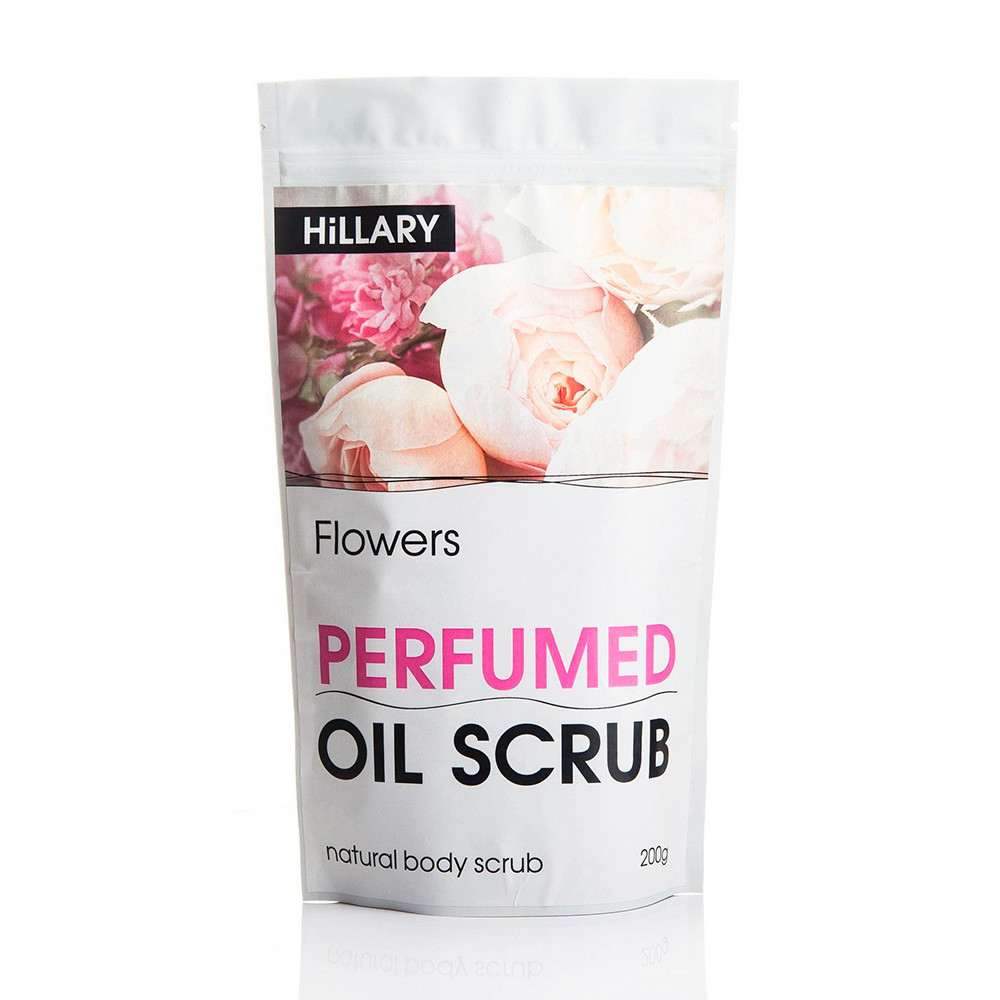 Скраб для тіла парфюмований Perfumed Oil Scrub Flowers, 200 г ТМ Hillary