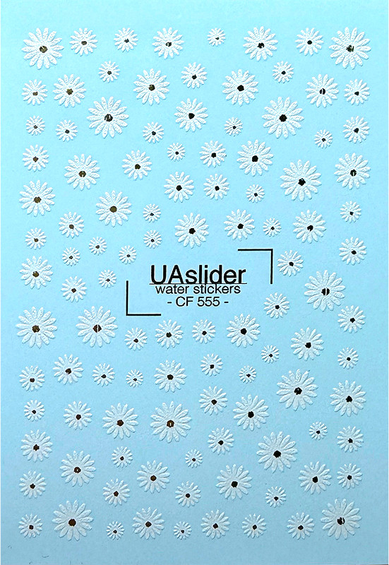 Слайдер-дизайн для нігтів Color and Foil 555 Slider