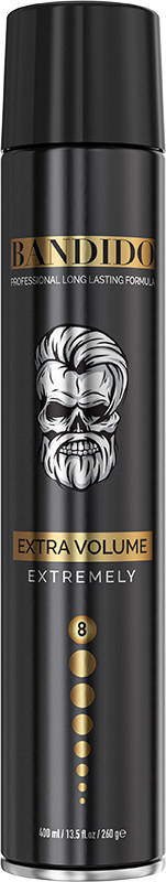Лак для волосся Extra Volum Extreme Black Bandido, 400 мл