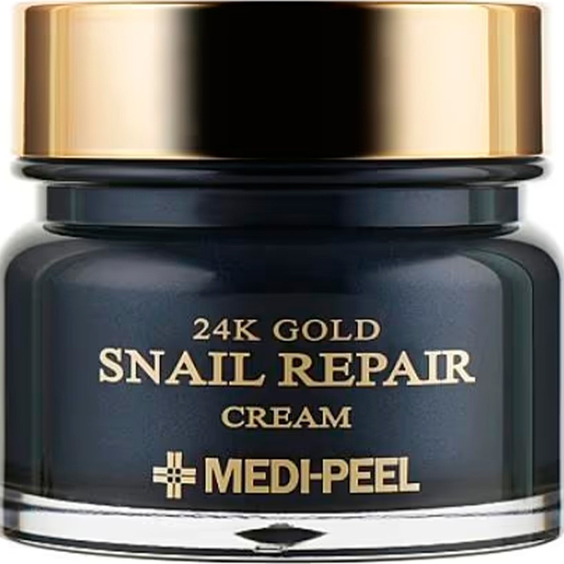 Крем восстанавливающий с золотом и муцином улитки Medi-Peel 24k Gold Snail Repair Cream, 50 г