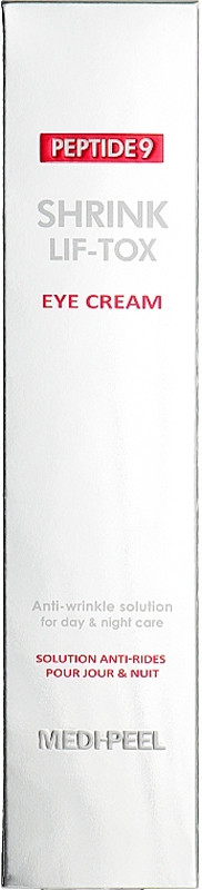 Крем для шкіри навколо очей Medi-Peel Peptide 9 Shrink Lif-Tox Eye Cream, 20 мл на beauty-prof.com Фото 2 Крем для шкіри навколо очей Medi-Peel Peptide 9 Shrink Lif-Tox Eye Cream, 20 мл Фото 2