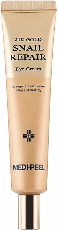 Крем для шкіри навколо очей з муцином равлика Medi-Peel 24K Gold Snail Repair Eye Cream, 40 мл
