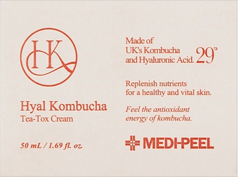 Крем увлажняющий с комбучей и гиалуроновой кислотой Medi-Peel Hyal Kombucha Tea-Tox Cream, 50 мл на beauty-prof.com Фото 2 Крем увлажняющий с комбучей и гиалуроновой кислотой Medi-Peel Hyal Kombucha Tea-Tox Cream, 50 мл Фото 2