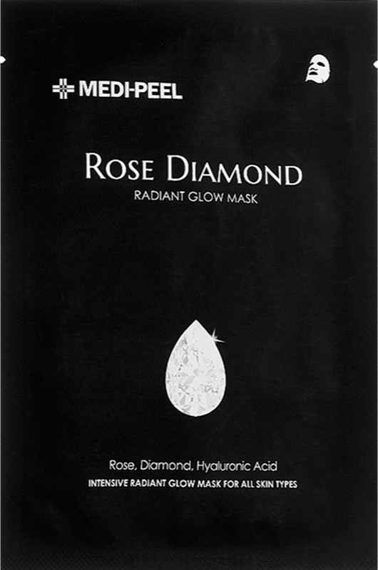 Маска тканинна освітлювальна Medi-Peel Rose Diamond Radiant Glow Mask, 1 шт