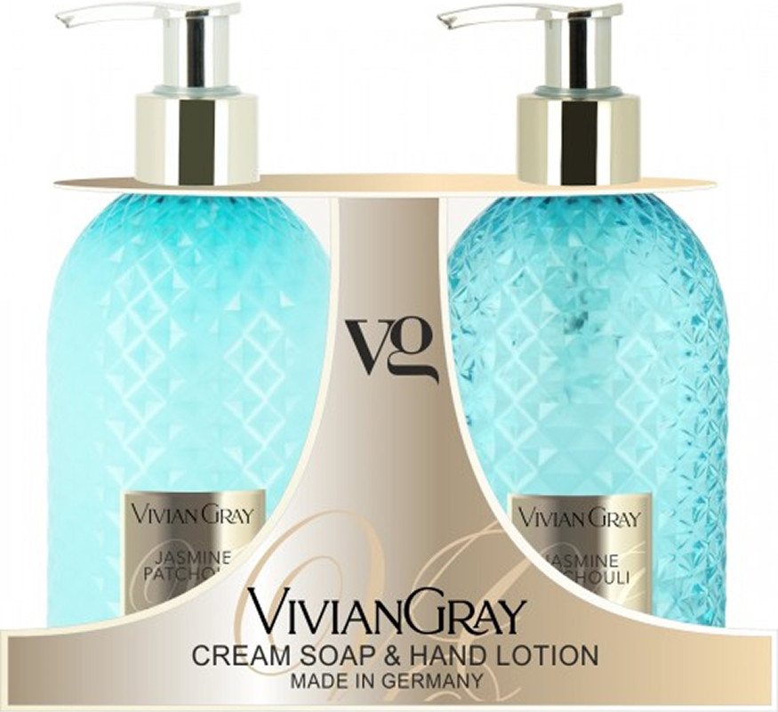 Набір Крем-мило и Лосьйон для рук Jasmine & Patchouli Vivian Gray, 2х300 мл