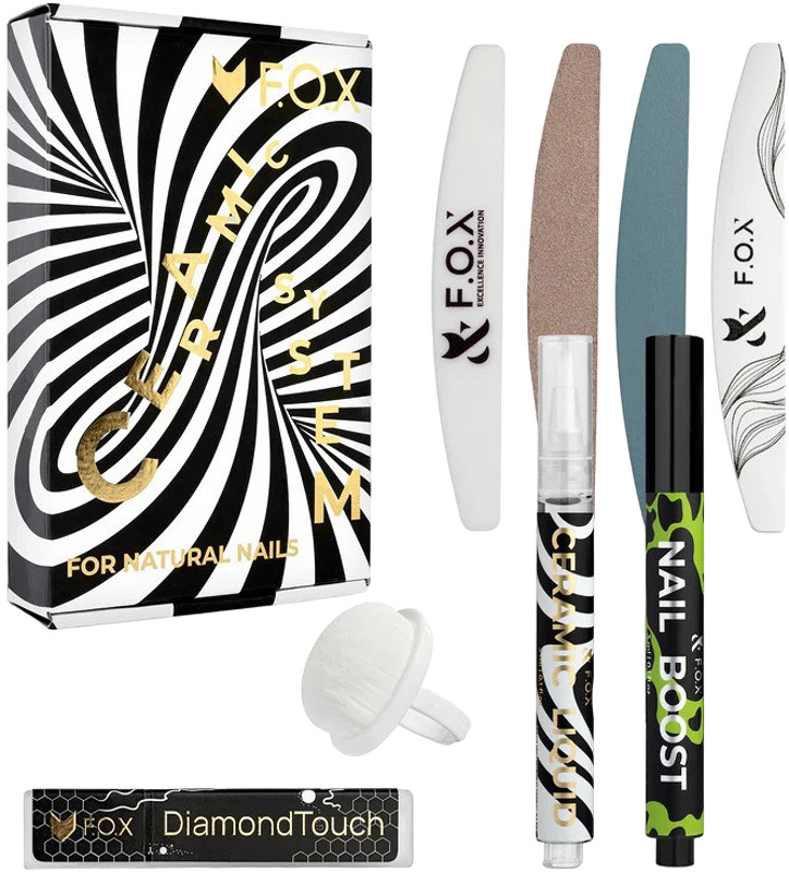 Набір Керамічна система для натуральних нігтів Ceramic System for natural nails F.O.X  Фото 2 