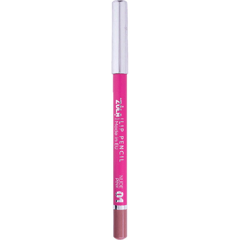NEW! Карандаш для губ Lip Pencil 01 Nude Pink ZOLA, 1,19 гр