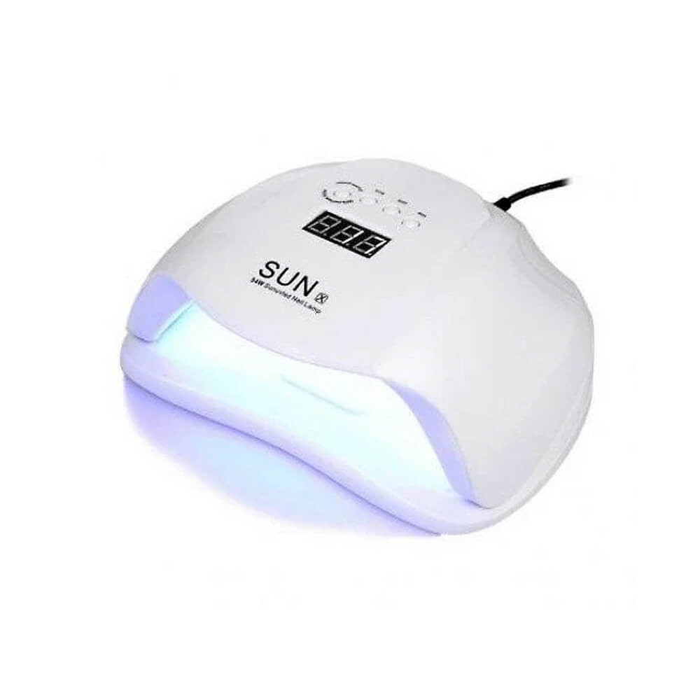 Лампа LED/UV SUN X гібридна з дисплеєм, біла 54 Вт NP 