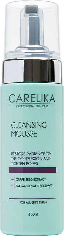 Мус для обличчя очищувальний CARELIKA, 150 мл на beauty-prof.com Мус для обличчя очищувальний CARELIKA, 150 мл
