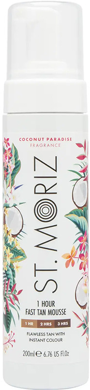Автобронзат-мус для експрес засмаги St.Moriz Fast Tan Coconut Paradise, 200 мл