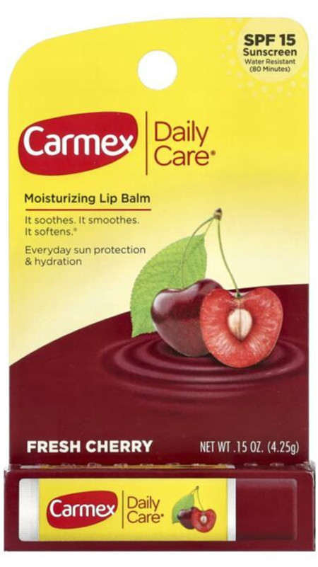 Бальзам для увлажнения губ Вишня Carmex, 4.25 гр на beauty-prof.com Фото 2 Бальзам для увлажнения губ Вишня Carmex, 4.25 гр Фото 2
