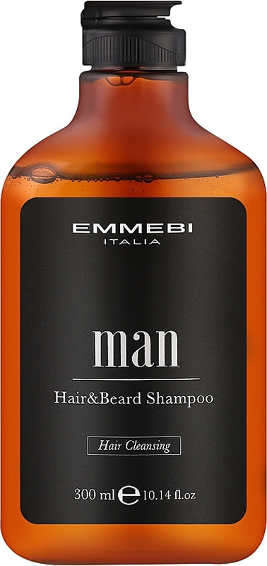 Шампунь для волос и бороды MAN Emmebi, 300 мл